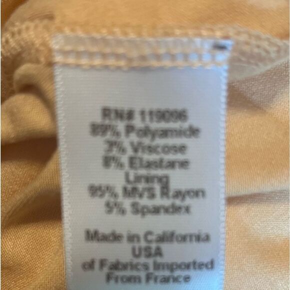 Nightcap by Carisa Rene Antoinette cream/nude lace overlay V-neck maxi dress, 1 - Picture 14 of 14